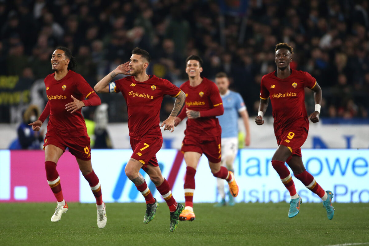 Roma Lazio Pellegrini gol numeri