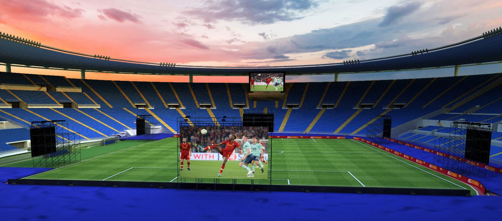 Roma-Feyenoord, schermi e fontane blindati per la finale - Retesport 104.2  FM